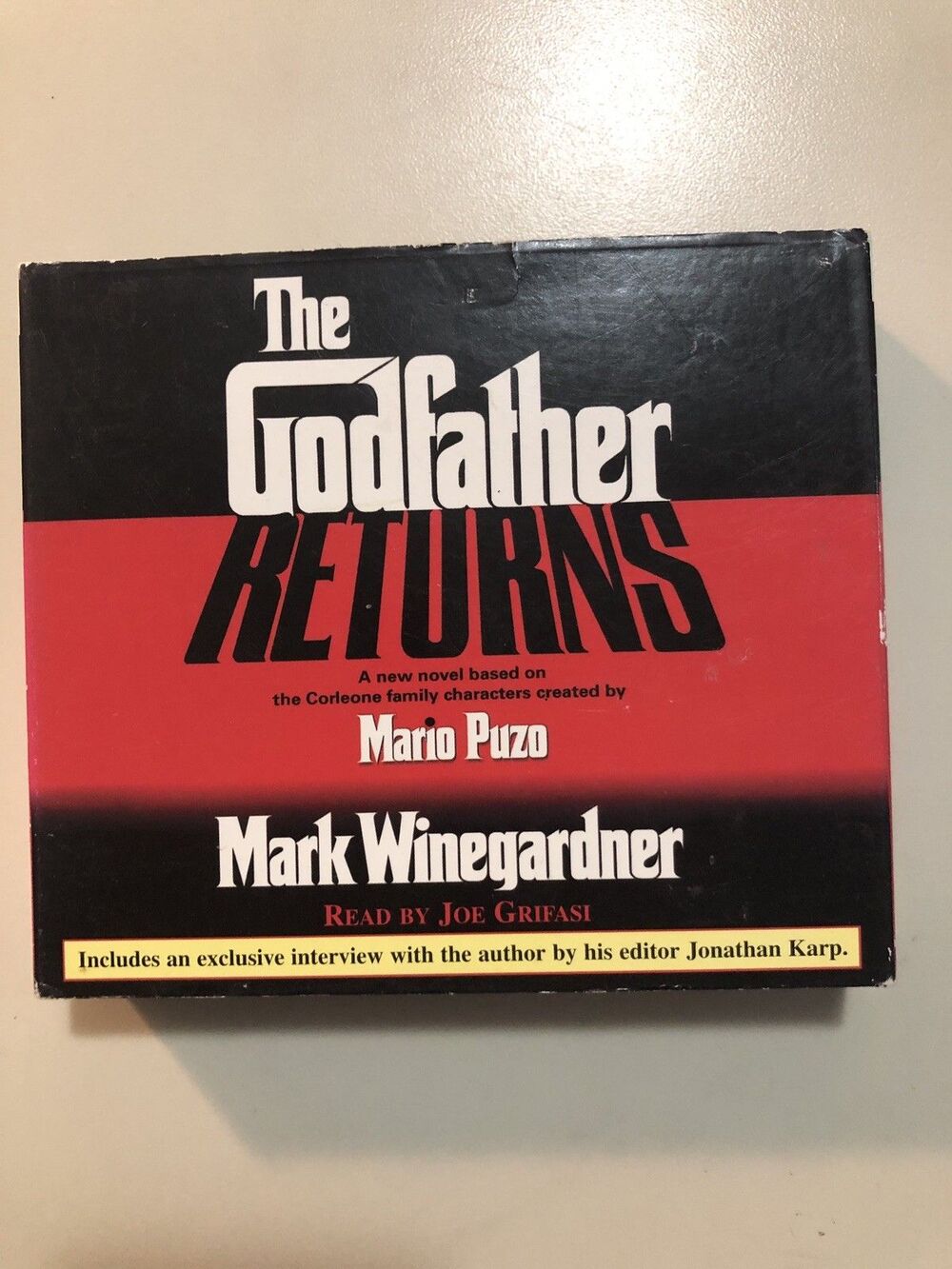 The Godfather Returns - Mark Winegardner (2004, CD, Abridged) 5 CD Audio‎ Book